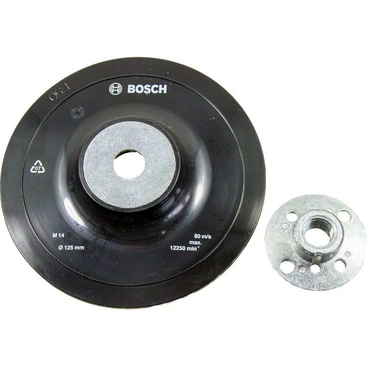 Bosch DIY Schleifteller (für Winkelschleifer (Ø 125 mm, Flanschgewinde M14) - Preisvergleich