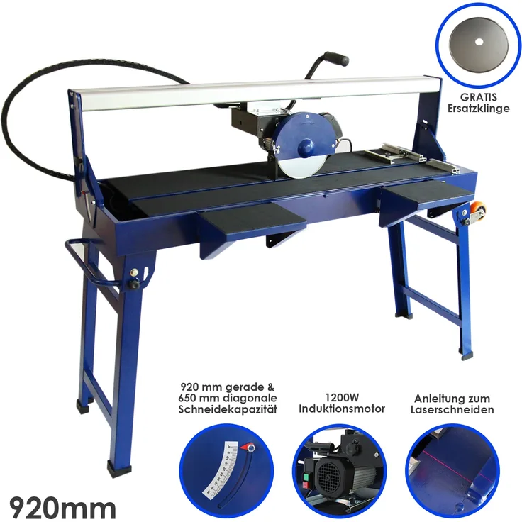 Fliesenschneider mit Tisch / 920mm / 1200W