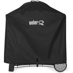 Weber 7184 Grillabdeckung, für Q 300-3000-Serie, schwarz, 112,4 x 64,1 x 95,6 cm, Polyester
