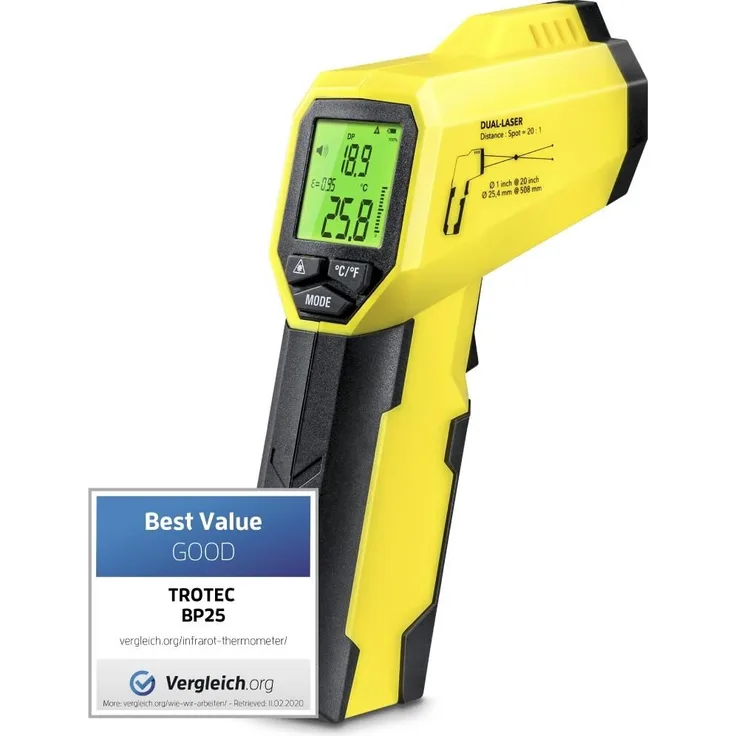 Trotec Pyrometer-Taupunktscanner BP25