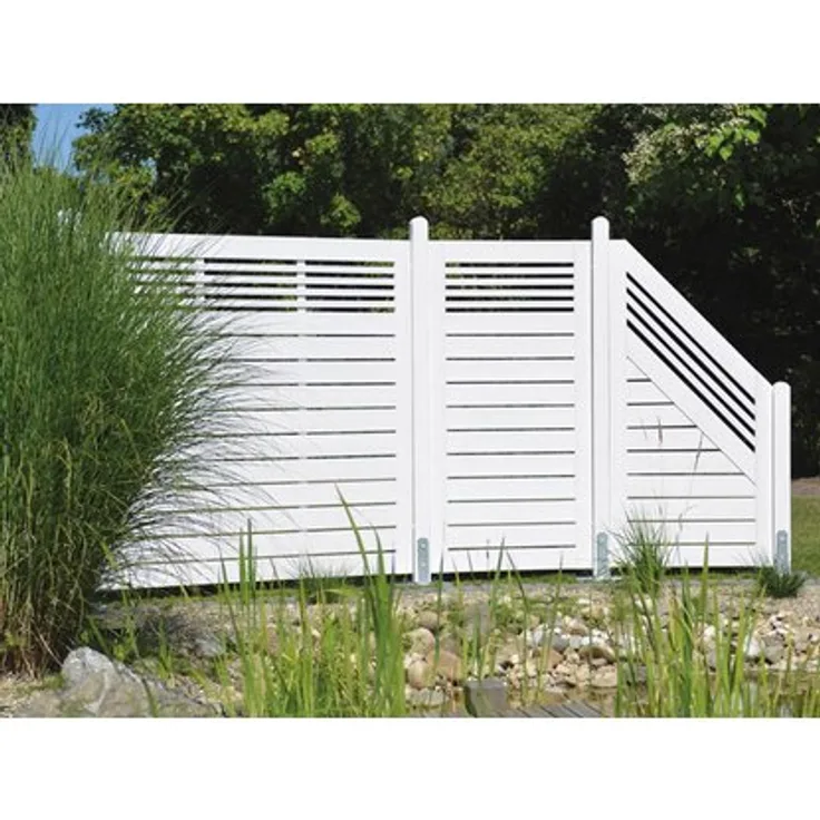 Osmo Pfosten Rondo Kiefer Weiß endbehandelt 9 cm x 9 cm x 108 cm