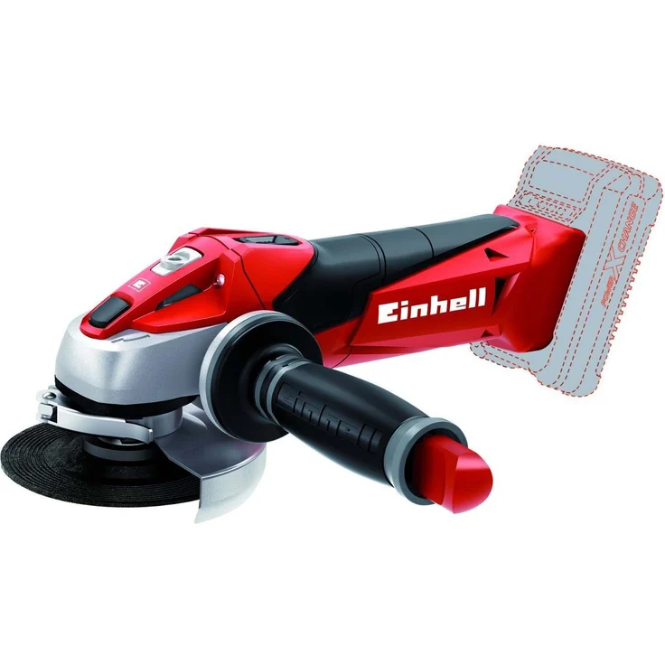 Einhell Akku-Winkelschleifer TE-AG 18-115 Li Solo Power X-Change PXC (Li-Ionen, 8.500 min-1, Wiederanlauf-, Überlast- & Scheibenschutz, ohne Akku und Ladegerät) – Bild 1