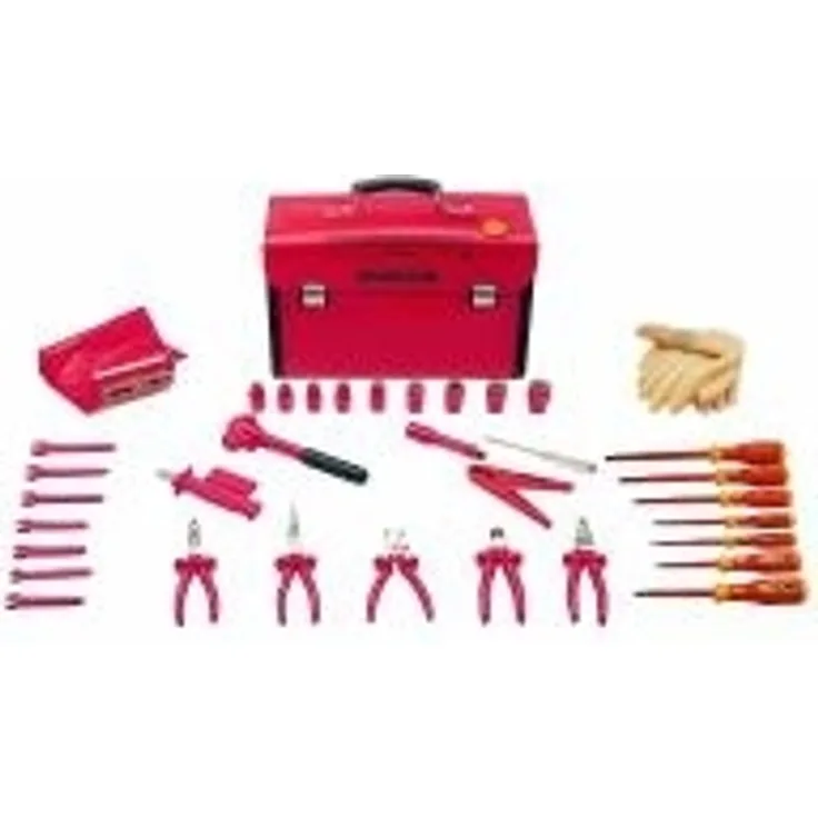 Bernstein ''SAFETY'' Koffer ohne Werkzeuge 8115 VDE Abmessungen: (L x B x H) 440 x 175 x 310 mm (8115 VDE)