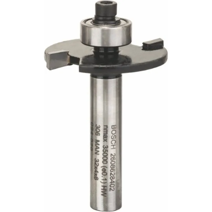 Bosch Professional Zubehör 2 608 628 402 Scheibennutfräser 8 mm, D1 32 mm, L 4 mm, G 51 mm