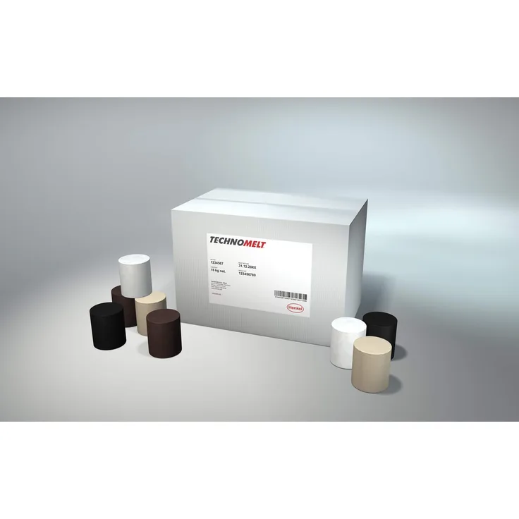 HENKEL Schmelzkleber TECHNOMELT DORUS HKP 25 Natur, Patronen passend zu HolzHer Kantenanleimmaschine Inhalt: 45 Stück