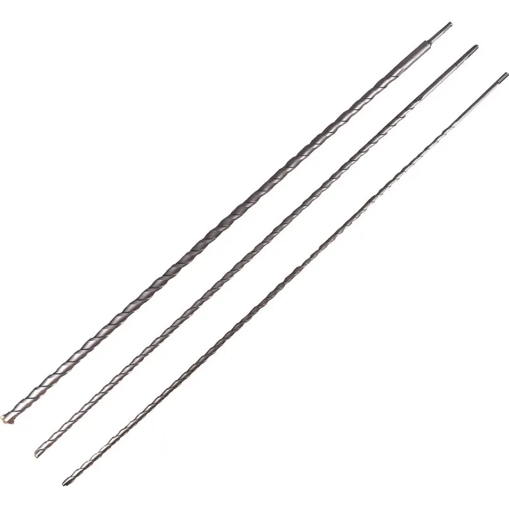 WALTER Bohrerset 3tlg., SDS+, 12, 16 und 24mm, 1000m Länge, Karbonstahl