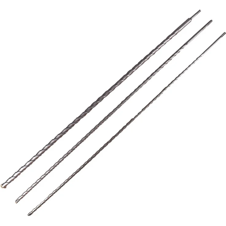WALTER Bohrerset 3tlg., SDS+, 12, 16 und 24mm, 1000m Länge, Karbonstahl