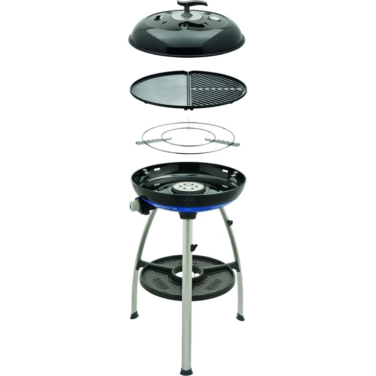 Cadac Carri Chef 2 BBQ/Plancha Gasgrill, 1 Brenner, Maße 76 x 52 x 57 cm, für 4-5 Personen
