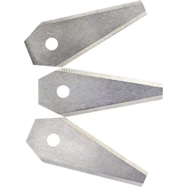 Bosch 3-tlg. Set Rasenmäher Messer (für Mähroboter Indego, Cutting blades 3x, im Karton)