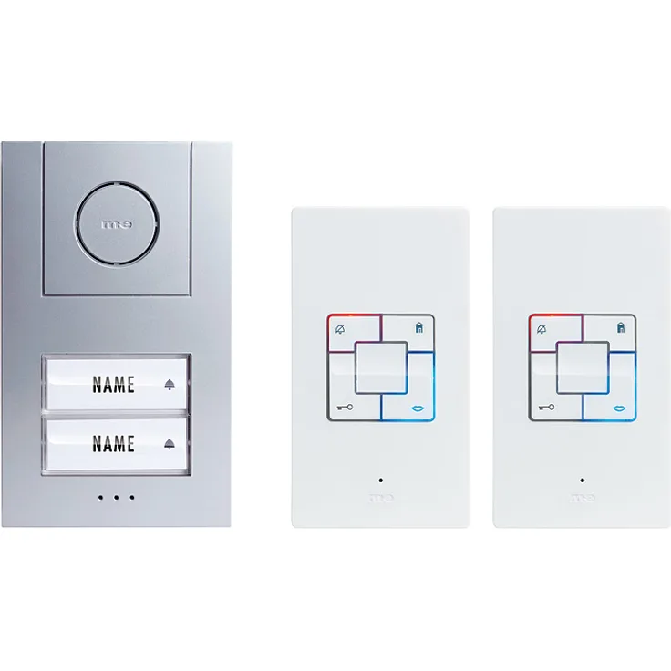 VISTUS AD-ALU 4020 S Audio Türsprechanlage für 2-Familienhaus