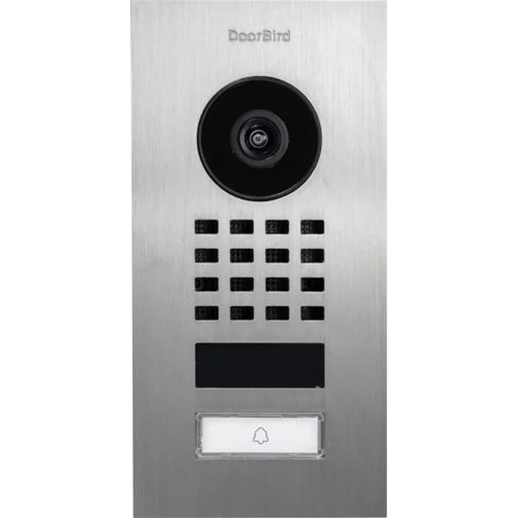 DoorBird 423866799 IP-Video-Türsprechanlage WLAN Komplett-Set 1 Familienhaus Silber (gebürstet) – Bild 1