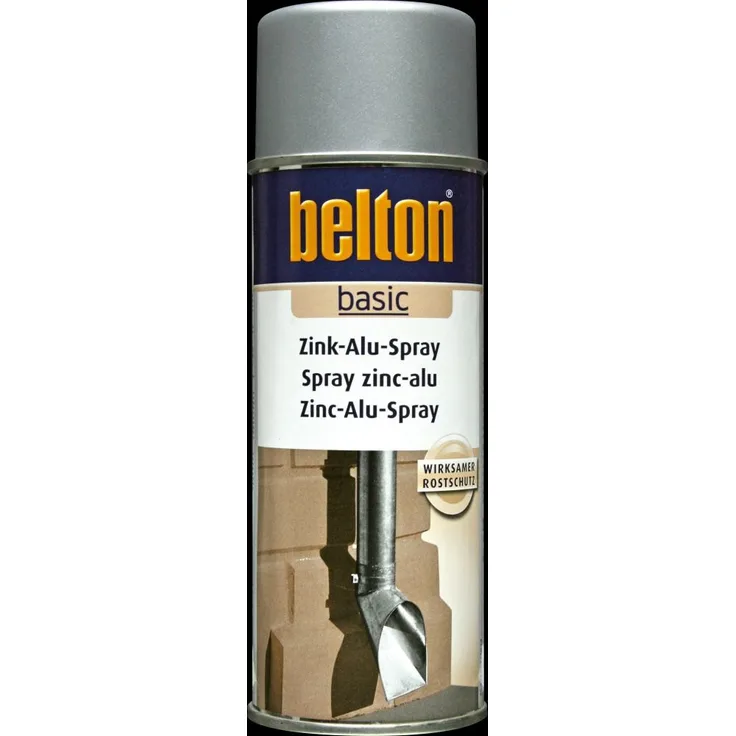 belton basic Zink-Alu-Spray 400 ml, silbergrau, elektrisch leitfähig