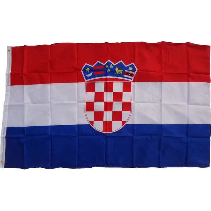 XXL Flagge Kroatien 250 x 150 cm Fahne mit 3 Ösen 100g/m² Stoffgewicht Hissflagge