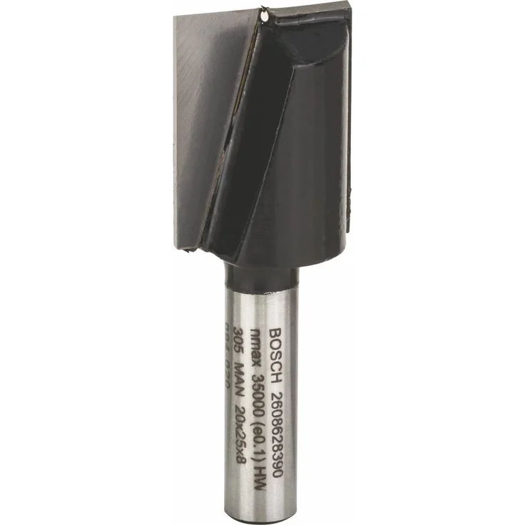 Bosch Professional Nutfräser Standard for Wood (für Holz, Ø 20 mm, Arbeitslänge 25 mm, Zubehör Handfräse) – Bild 2