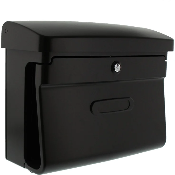 BURG-WÄCHTER Briefkasten in Matt-Optik, A4 Einwurf-Format, Kunststoff, Bremen 885 BR, Braun – Bild 1