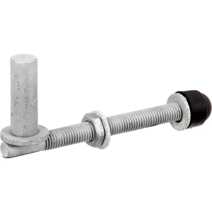 GAH-Alberts 410674 Kloben, ein Paar, zum Durchschrauben, verstellbar, feuerverzinkt, Ø16 mm, 140 mm, M12 – Bild 1