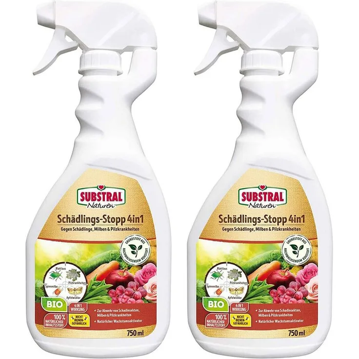 Substral Naturen Schädlings-Stopp 4in1 AF anwendungsfertig, 2 x 750 ml