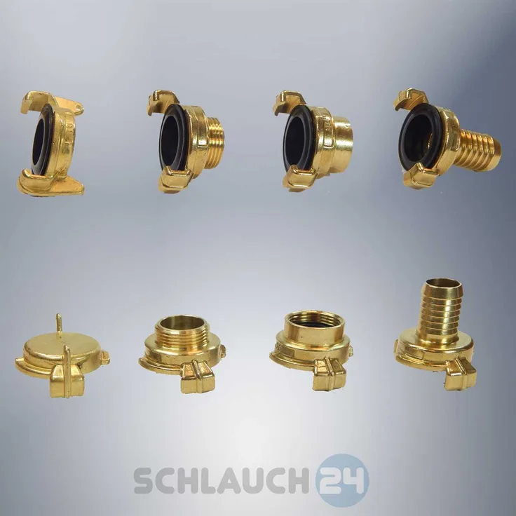 Schlauch24 Geka Systemkompatibel Kupplung mit Aussengewinde 1 1/4(41,91mm) Bewässerungszubehör