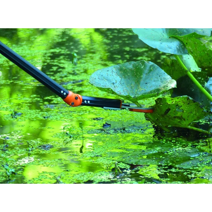 Garten Primus Rosenschere, 10 mm RosenKavalier teleskopierbar, schwarz-orange, 137,5 x 9 x 3,1 cm, 01410 Links- und Rechtshänder mittelgroß – Bild 3