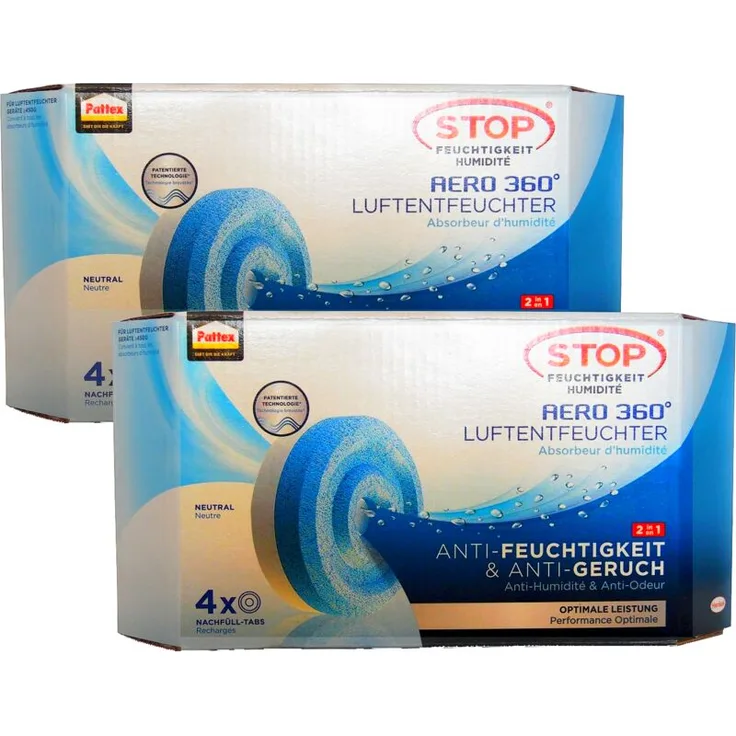 8 Nachfüll-Tabs Pattex AERO 360° ( 8 x 450g )