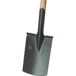 Bauspaten LÖWE 285x185/180mm Gr.2 Gärtner Form m.Trittschutz u.T-Stiel IDEAL