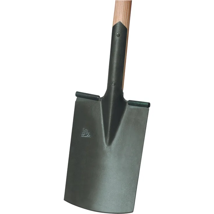 Bauspaten LÖWE 285x185/180mm Gr.2 Gärtner Form m.Trittschutz u.T-Stiel IDEAL