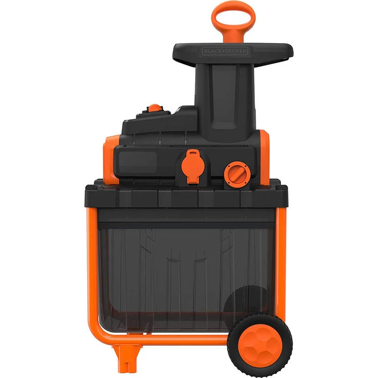 Black und Decker BEGAS5800 ElektroHäcksler Leistung 2 800 Watt Häckselsystem Messer Materialstärke 4 5 cm Fangkorbvolumen 45 l – Bild 4