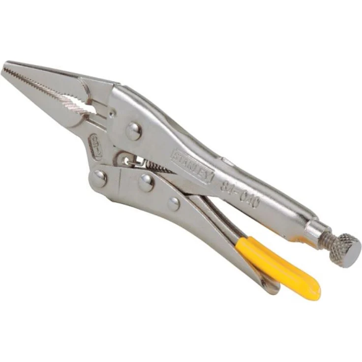 Stanley MaxSteel Gripzange (lange Backen, 170 mm Länge, 62 mm Ausladung, Zugmechanismus, verchromt) 0-84-812