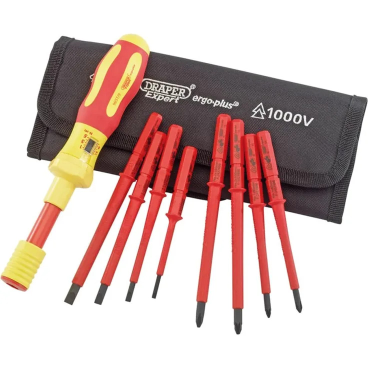 Draper Tools Profi-VDE-Drehmomentschraubendreher-Set 9-teilig 65372