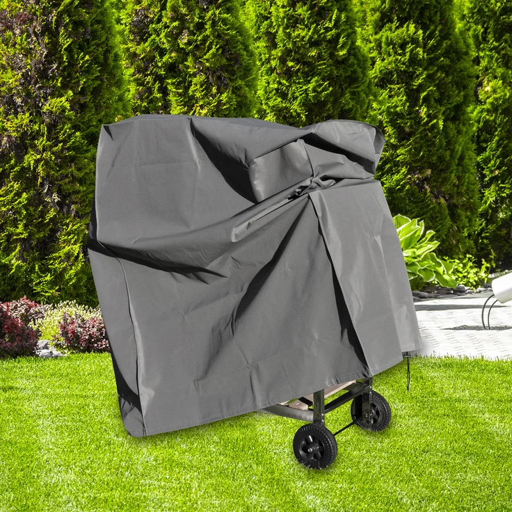 Grillabdeckhaube - wetterfestes und robustes Polyester - 90 x 60 x 115cm - Anthrazit – Bild 1