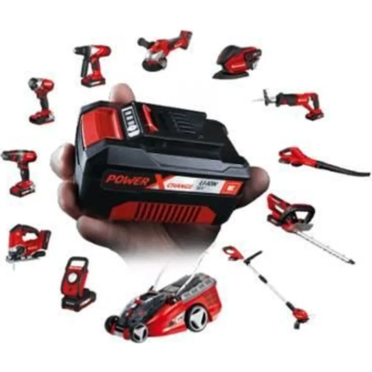 Einhell Power X-Change PXC Werkzeugakku 18 V / 2,0 Ah + Ladegerät (4512040), Starter-Set
