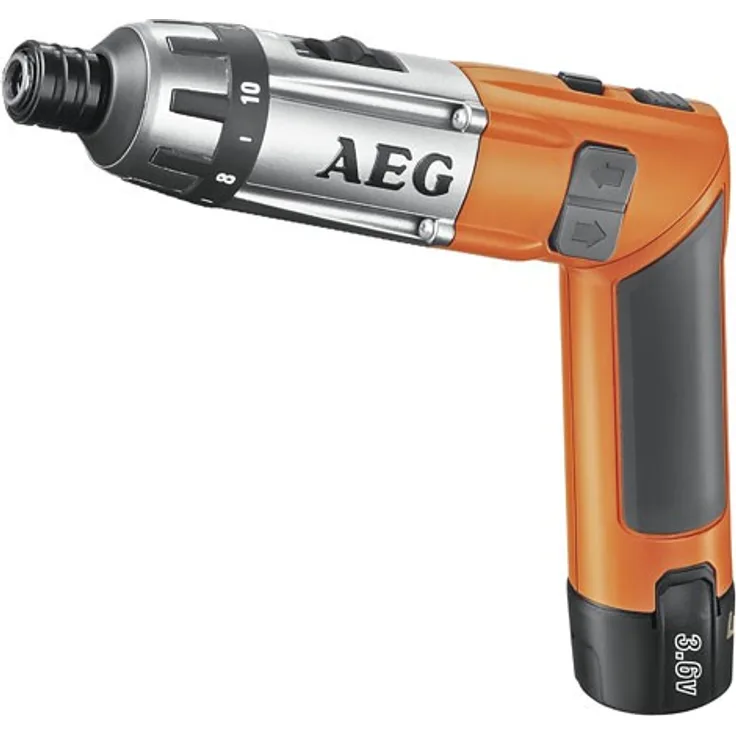AEG 4935413165 SE 3.6 Akku-Kompaktschrauber, 200 W, 3.6 V, Schwarz, Orange