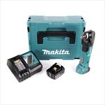 Makita DTM 51 RT1J 18V Li-Ion Akku Multifunktionswerkzeug im Makpac und 1x BL 1850 B 5,0 Ah Li-Ion Akku und DC 18 RC Akku Schnellladegerät