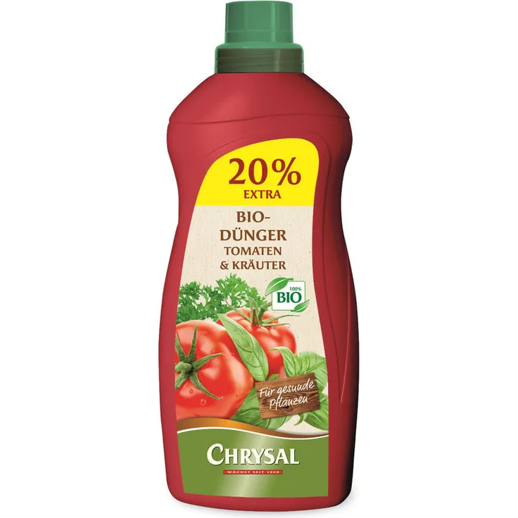 Chrysal Bio Flüssigdünger für Tomaten und Kräuter - 1200 ml