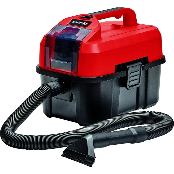 Einhell Akku-Nass-Trockensauger TE-VC 18-10 Li-Solo Power X-Change PXC (10 Liter Tank, inkl. 2 m-Schlauch, Fugen--Bürstendüse + Polster--Universaldüse, ohne Akku und Ladegerät) Beutel 10 Liter – Bild 2