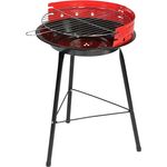 JUINSA Standard  Holzkohlegrill, 34 x 12 x 55 cm, Rot und Schwarz