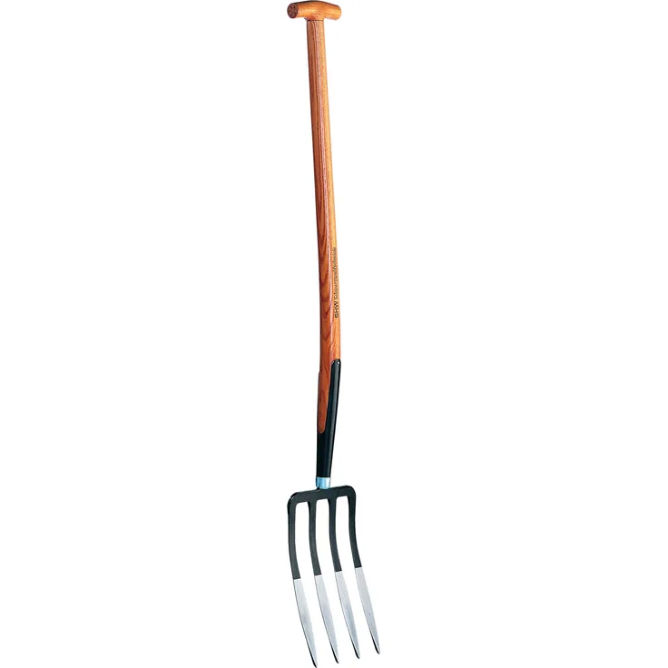 SHW Rex-Spatengabel, groß mit Eschen-T-Stiel 85 cm