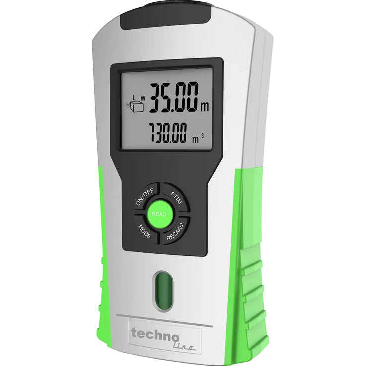 Technoline Ultraschall-Entfernungsmesser WZ 1100, silber grün