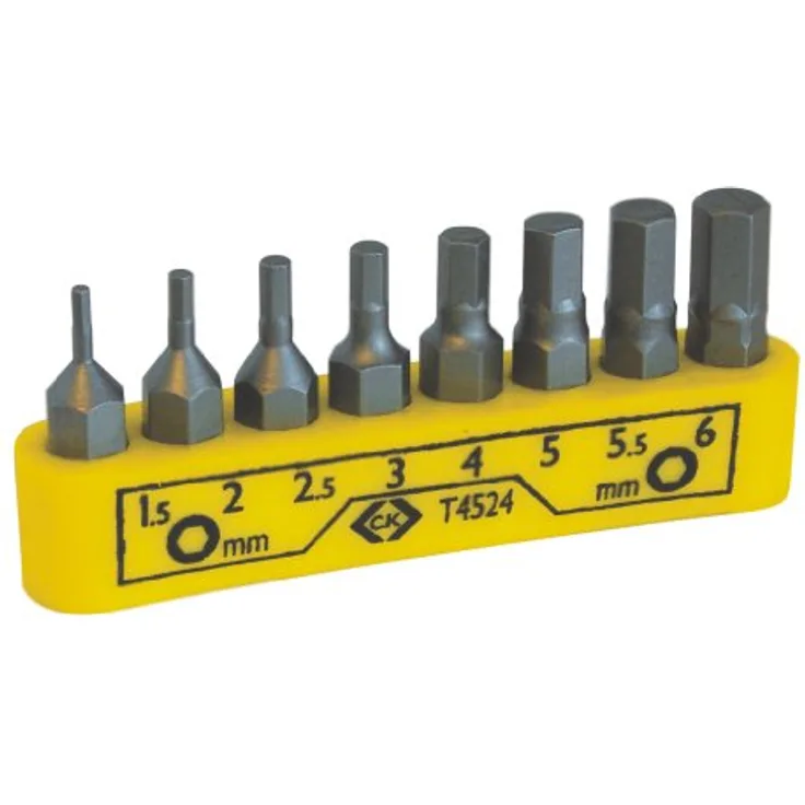 C.K T4524 Schraubendreher-Bit Satz Sechskant