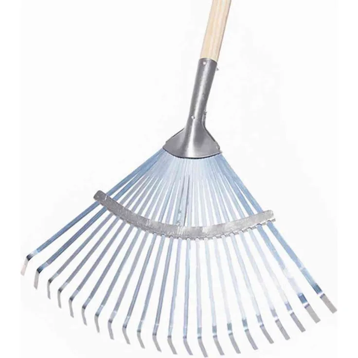 Idealspaten 66510040 Fächerbesen Profi mit 4 verstärkte Außenzinken 45cm, Blau, 40 x 25 x 15 cm