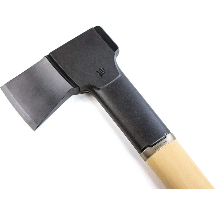 Fiskars Norden Spaltaxt N12, Holzspaltaxt, Axt, Werkzeug, Hickoryholz, FiberComp Kunststoff, Schwarz, 1051144 – Bild 3