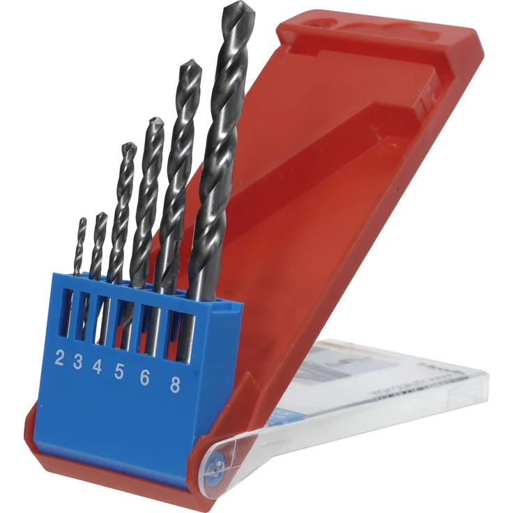 kwb Silver Star Metallbohrer-Satz, HSS-G – Bohrer-Set, 6-teilig für alle handelsüblichen Bohrmaschinen – Bild 1