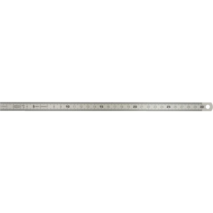 Maßstab 300 x 13 x 0,5mm, flexibel rostfreier Federbandstahl – Bild 2