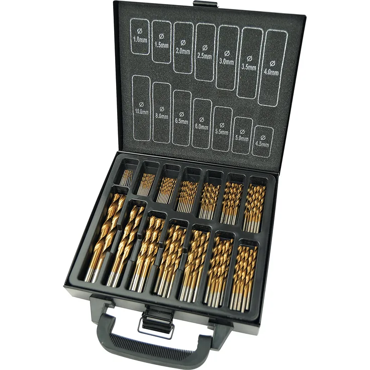 Brüder Mannesmann Werkzeuge Mannesmann HSS-Spiralbohrersatz, 99-tlg, M54399