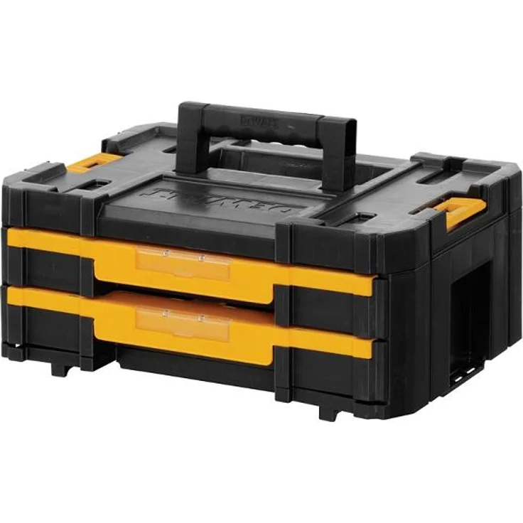 Dewalt DWST1-70706 T STAK-Box IV Doppelschubladen-Werkzeugbox (mit herausnehmbaren Innenteilern) – Bild 2
