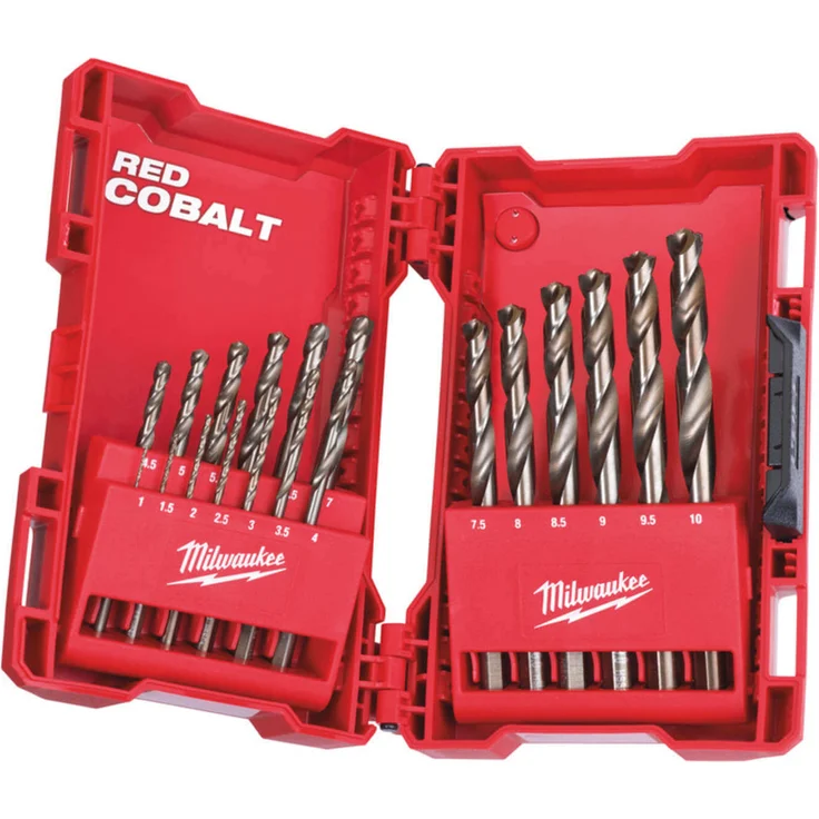 Milwaukee 4932352470 Kit CX Kunststoff de 19 Brocas HSS Kobalt