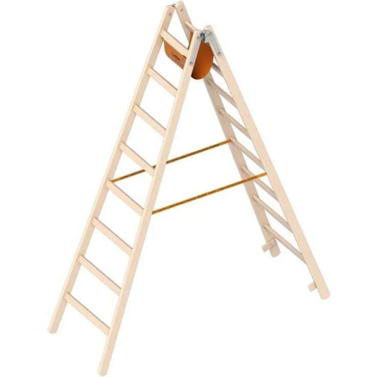 Layher Holzstehleiter 1038 - Länge: 2,35 m