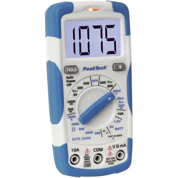 Digital-Handmultimeter PeakTech 1075, 3,5-stellig