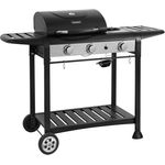 TAINO BASIC PLANCHA 2 Gasgrill Seitenkocher Grill BBQ schwarz