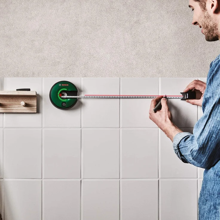 Bosch Atino Linienlaser Laser-Entfernungsmesser selbstnivellierend LED Reichweite 1 m – Bild 7